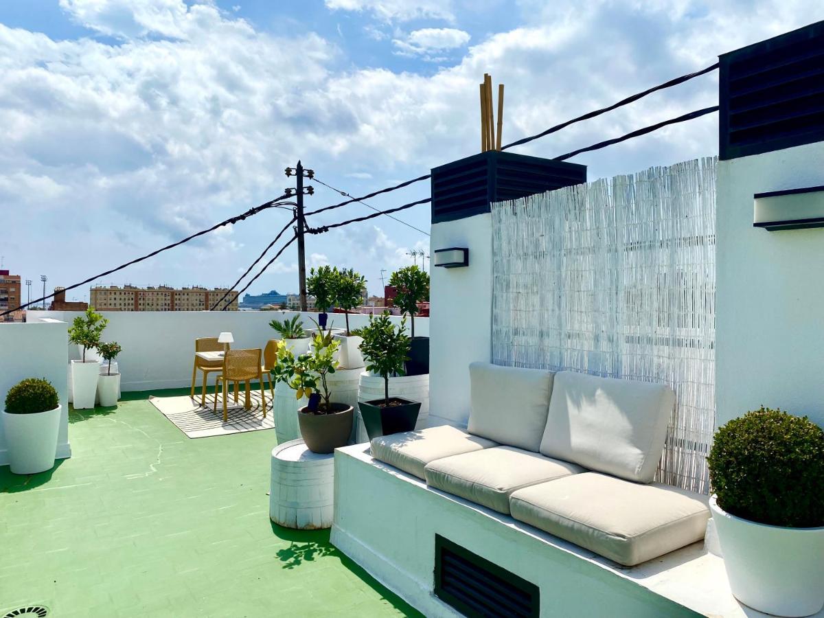 Habitacion En Playa Malvarrosa Con Bano Privado -No Ac- Valencia Buitenkant foto